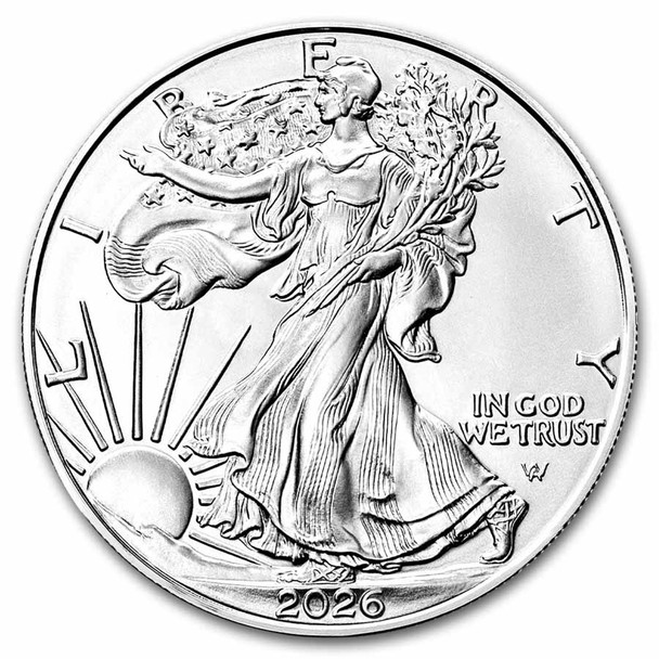 2026 1oz Silver American Eagle BU