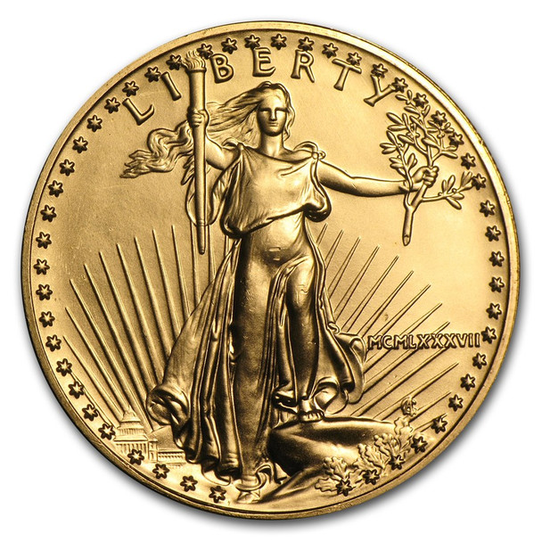 1987 1 oz Gold Eagle BU