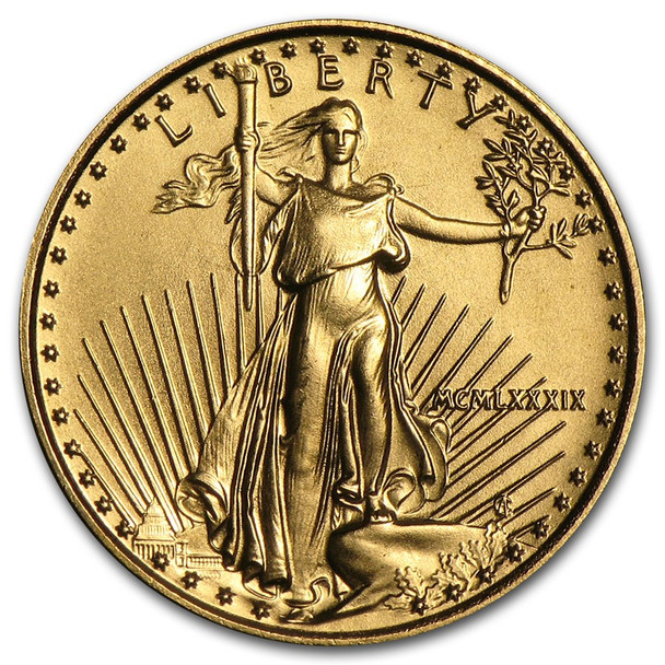 1989 1/10 oz Gold Eagle BU