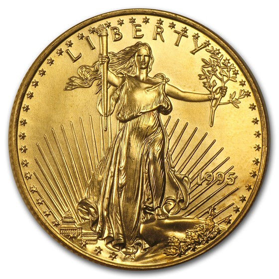 1995 1/2 oz Gold Eagle BU