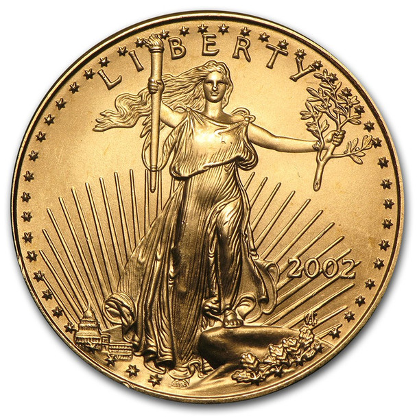 2002 1/2 oz Gold Eagle BU