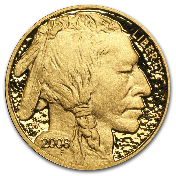 2008-W 1 oz Proof Gold Buffalo (w/box & COA)