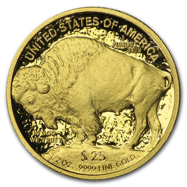 2008-W 1/2 oz Proof Gold Buffalo (w/box & COA)