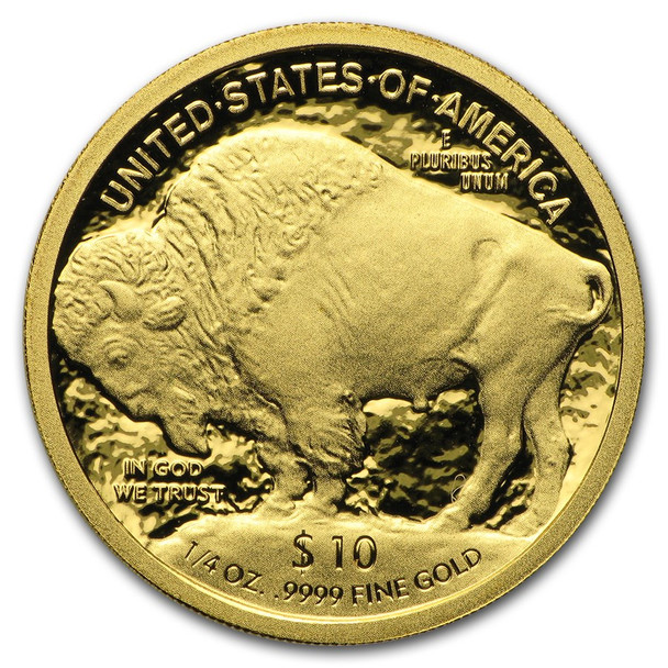 2008-W 1/4 oz Proof Gold Buffalo (w/box & COA)