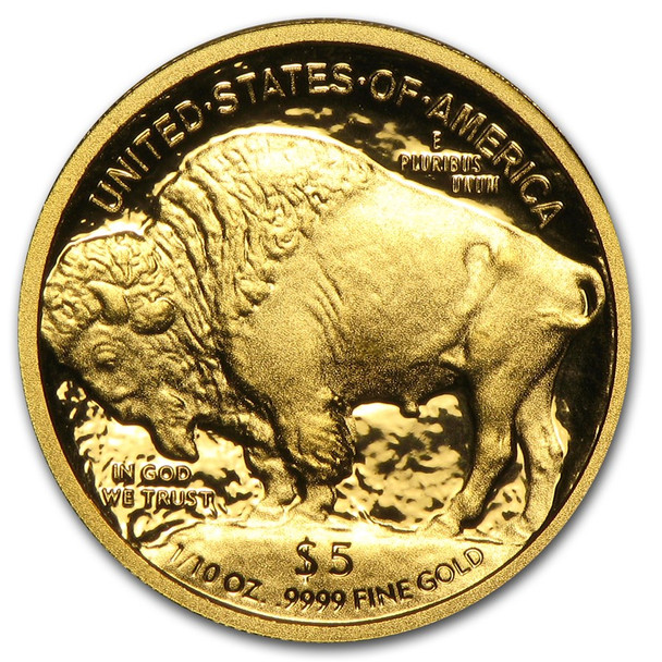 2008-W 1/10 oz Proof Gold Buffalo (w/box & COA)