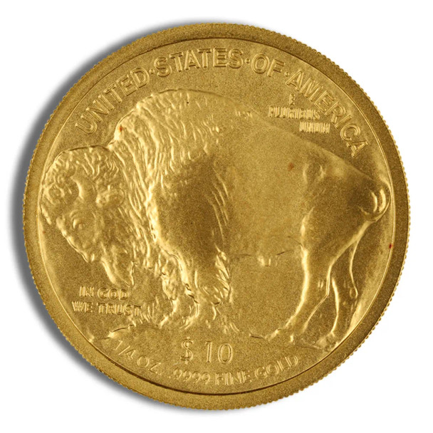 2008-W 1/4 oz Burnished Gold Buffalo (w/box & COA)
