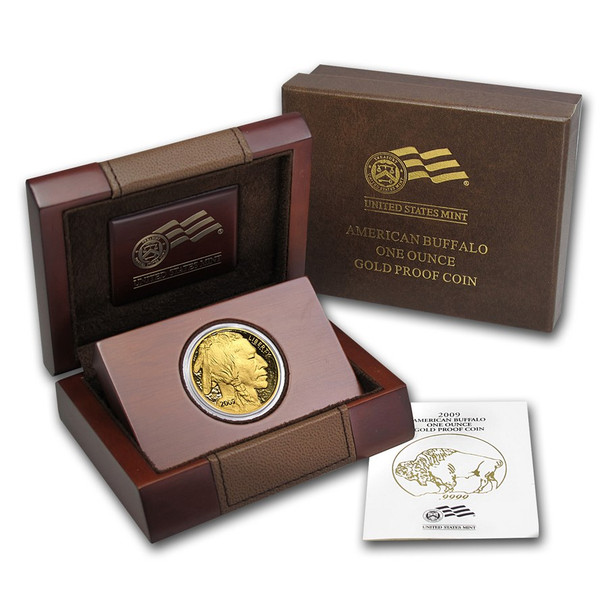 2009-W 1 oz Proof Gold Buffalo (w/box & COA)