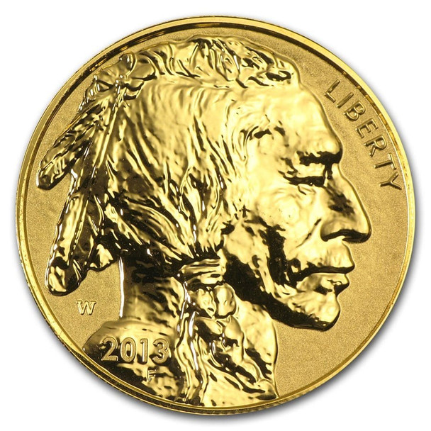 2013-W Reverse Proof 1 oz Gold Buffalo (w/box & COA)