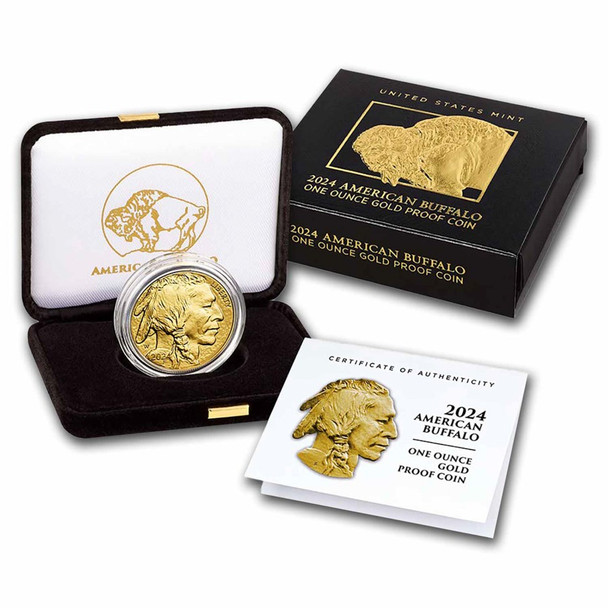 2024-W 1 oz Proof Gold Buffalo (w/box & COA)