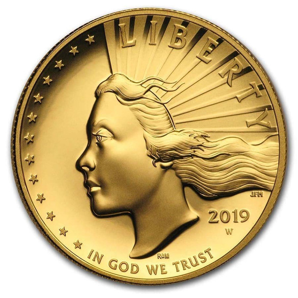 2019-W American Liberty High Relief Gold Coin (w/box & COA)