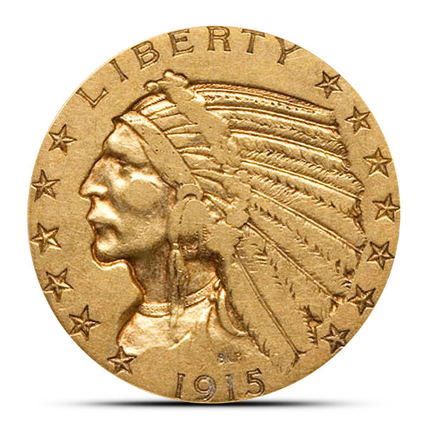 $5 Gold Indian Half Eagle VF