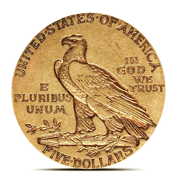 $5 Gold Indian Half Eagle VF