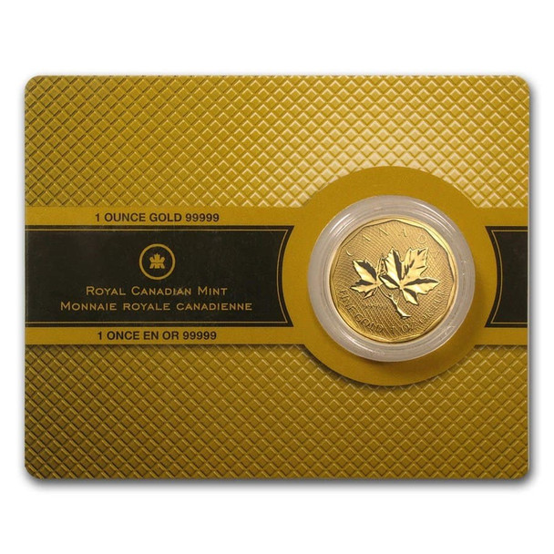 Canada 1 oz (.99999) Gold Coin (w/ Assay Card) Canada 1 oz (.99999) Gold Coin (w/ Assay Card)