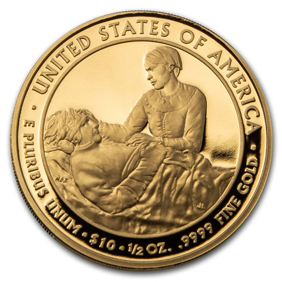 1/2 oz First Spouse Gold Coin BU