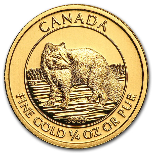 2014 1/4 oz Canadian Artic Fox Coin