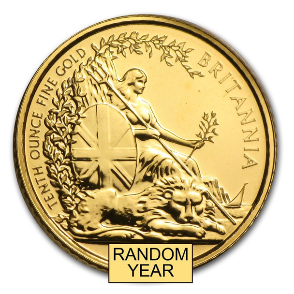1/10 oz Gold Britannia