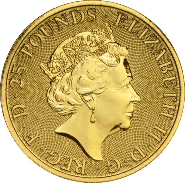 2018 1 oz Great Britain Queen's Beast Gold Coin-Unicorn