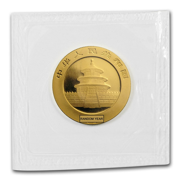 15 Gram China Gold Panda BU-Sealed