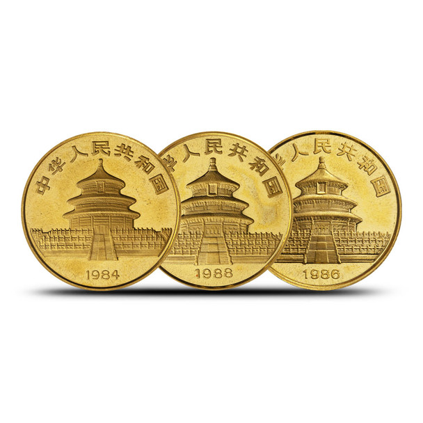 1/2 oz China Gold Panda BU-Unsealed