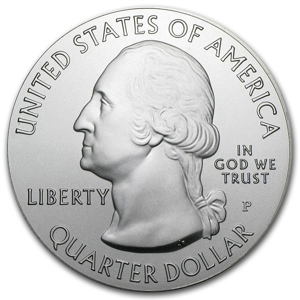 2012-P 5 oz ATB Acadia Silver Coin - Burnished (Cap Only)