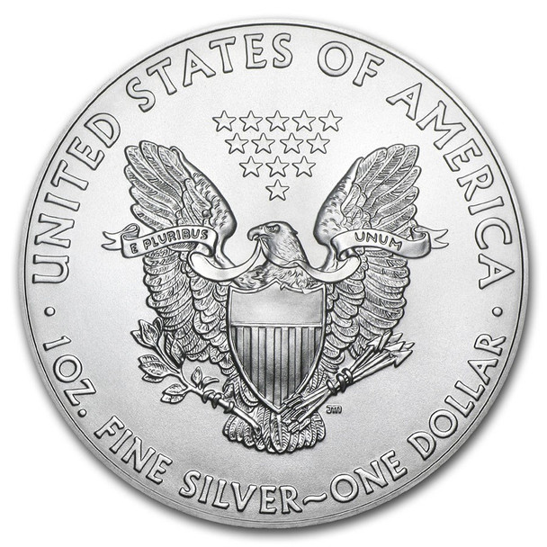 2021 1oz Type 1 Silver Eagle 500 Coin-Monster Box BU