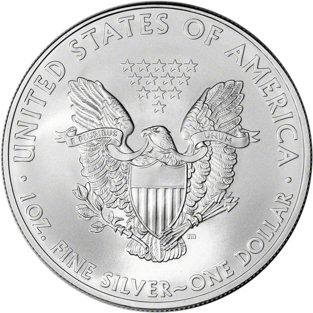 2008 1oz Silver Eagle 500 Coin-Monster Box BU