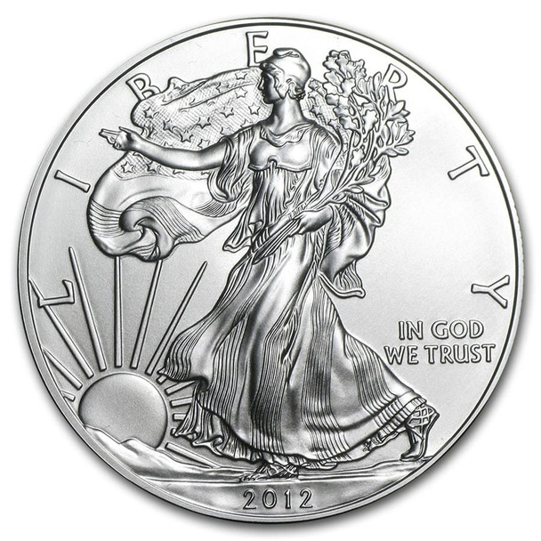 2012 1oz American Silver Eagle BU