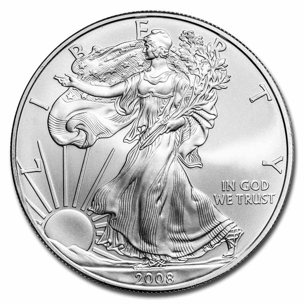 2008 1oz American Silver Eagle BU