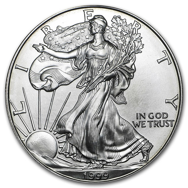 1999 1oz American Silver Eagle BU