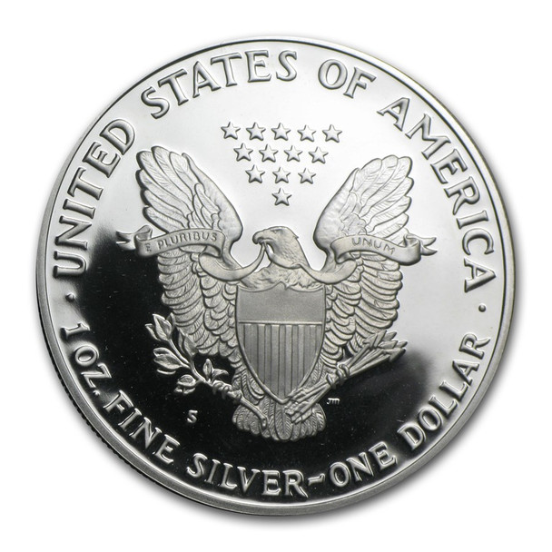 1992-S Proof Silver Eagle (Box & COA)