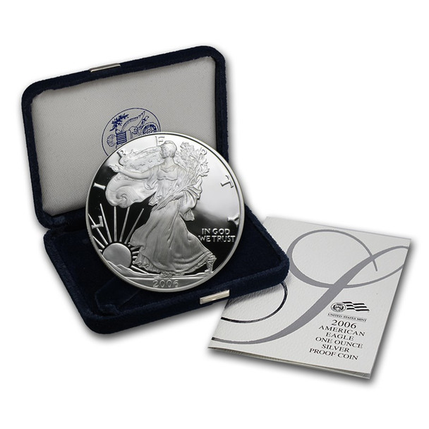 2006-W Proof Silver Eagle (Box & COA)