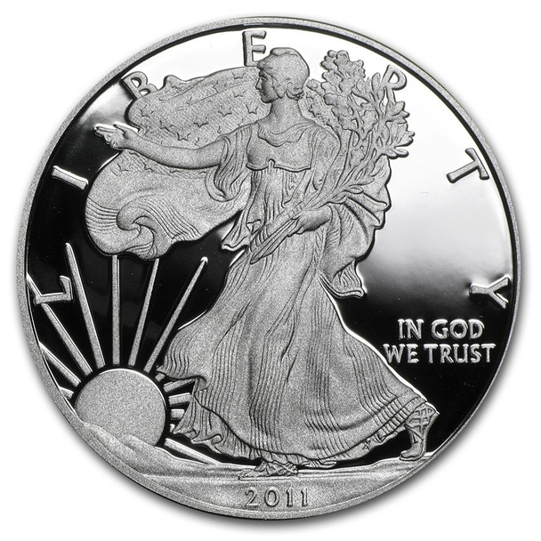 2011-W Proof Silver Eagle (Box & COA)