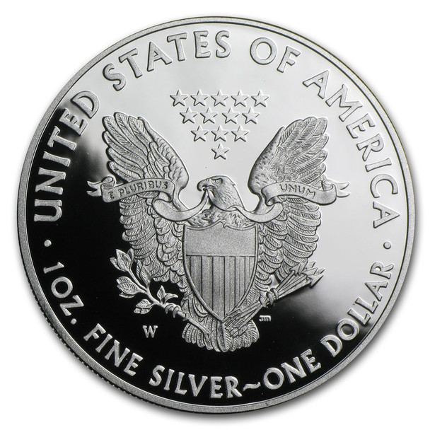 2014-W Proof Silver Eagle (Box & COA)