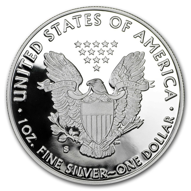 2018-S Proof Silver Eagle (Box & COA)