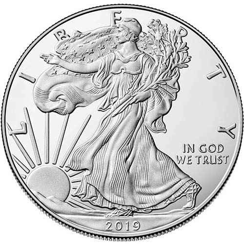 2019-W Proof Silver Eagle (Box & COA)