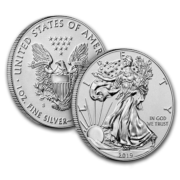 2019-S Enhanced Reverse Proof Silver Eagle (Box & COA)