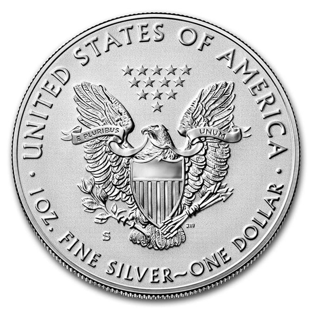 2019-S Enhanced Reverse Proof Silver Eagle (Box & COA)