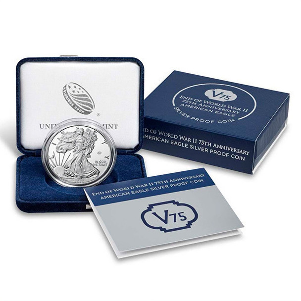 2020-W Proof Silver Eagle V75 Privy (Box & COA)
