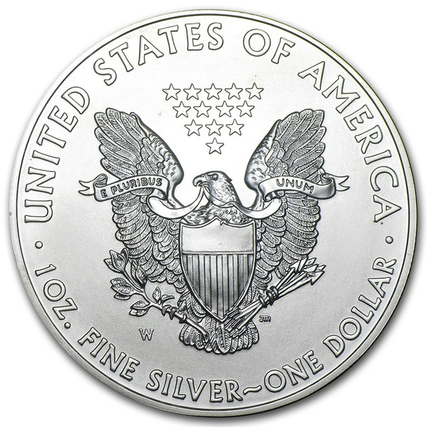 2011-W Burnished Silver Eagle (Box & COA)