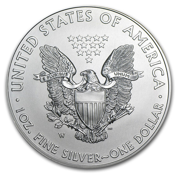 2012-W Burnished Silver Eagle (Box & COA)