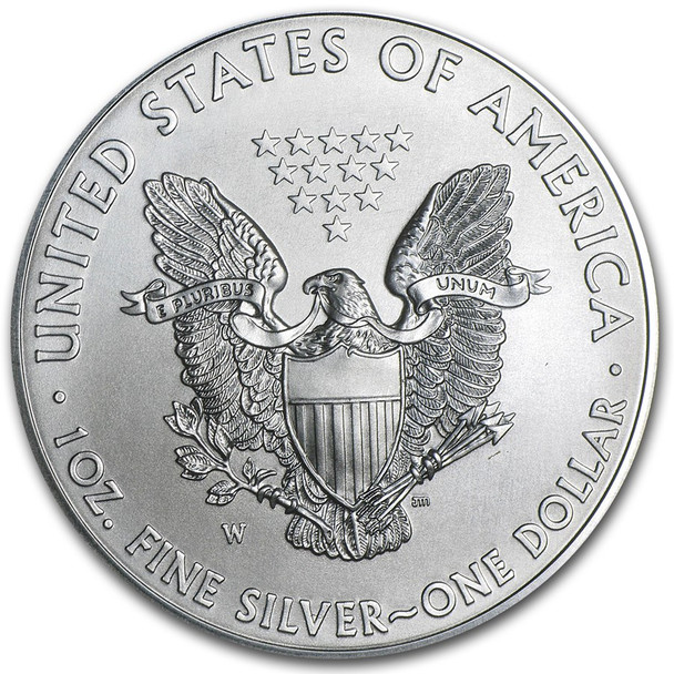 2015-W Burnished Silver Eagle (Box & COA)