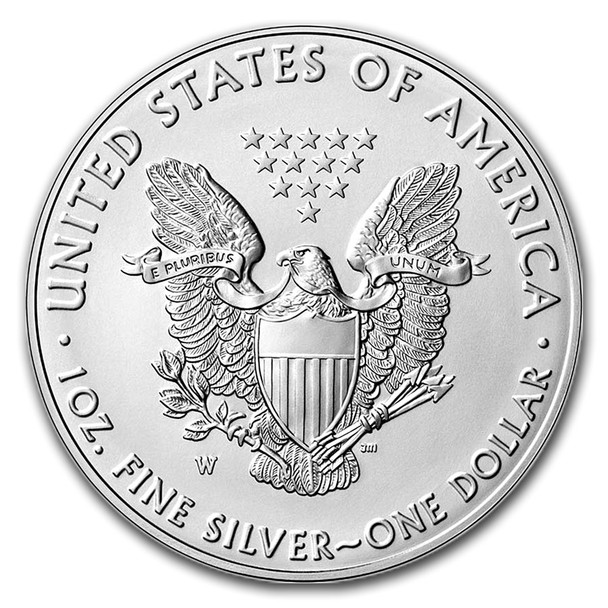 2016-W Burnished Silver Eagle (Box & COA)