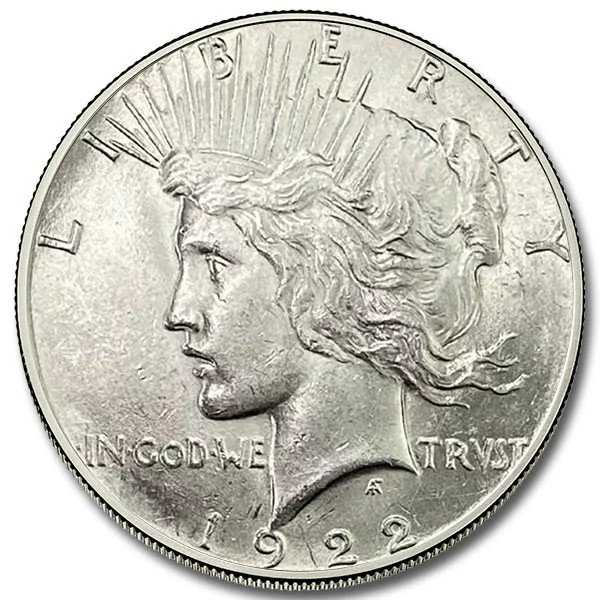 Peace Silver Dollar AU