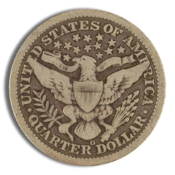 $1 FV 90% Silver Barber Quarters - VF