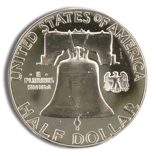 $1 FV 90% Silver Franklin Half Dollars Proof