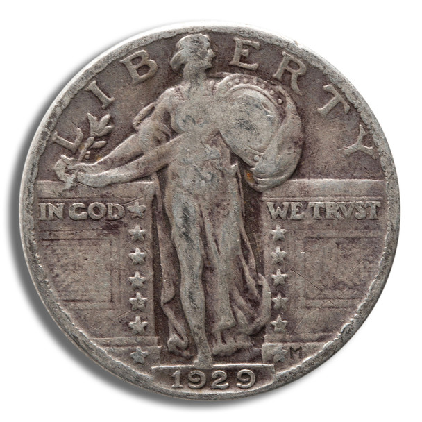 $1 FV 90% Silver Standing Liberty Quarters- Full Date