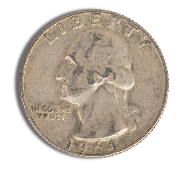 $1 FV 90% Silver Washington Quarters Avg Circ