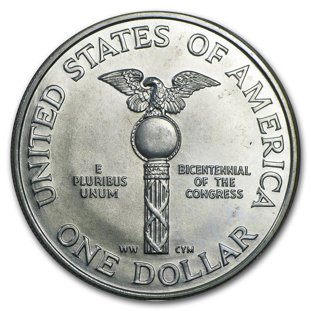1989-D $1 Congressional Silver Commemorative- Bu