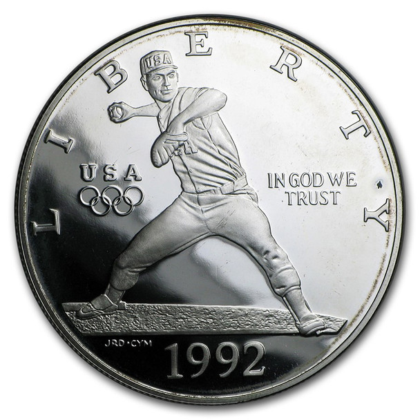 1992-S $1 Olympic Silver Commem - Proof