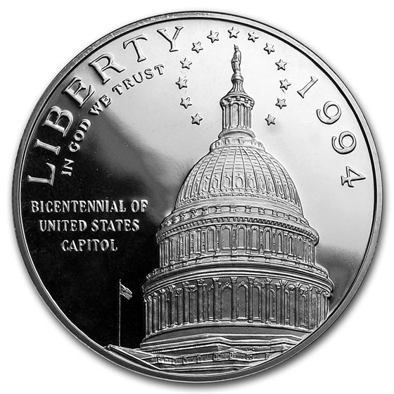 1994-S $1 Capitol Silver Commem - Proof